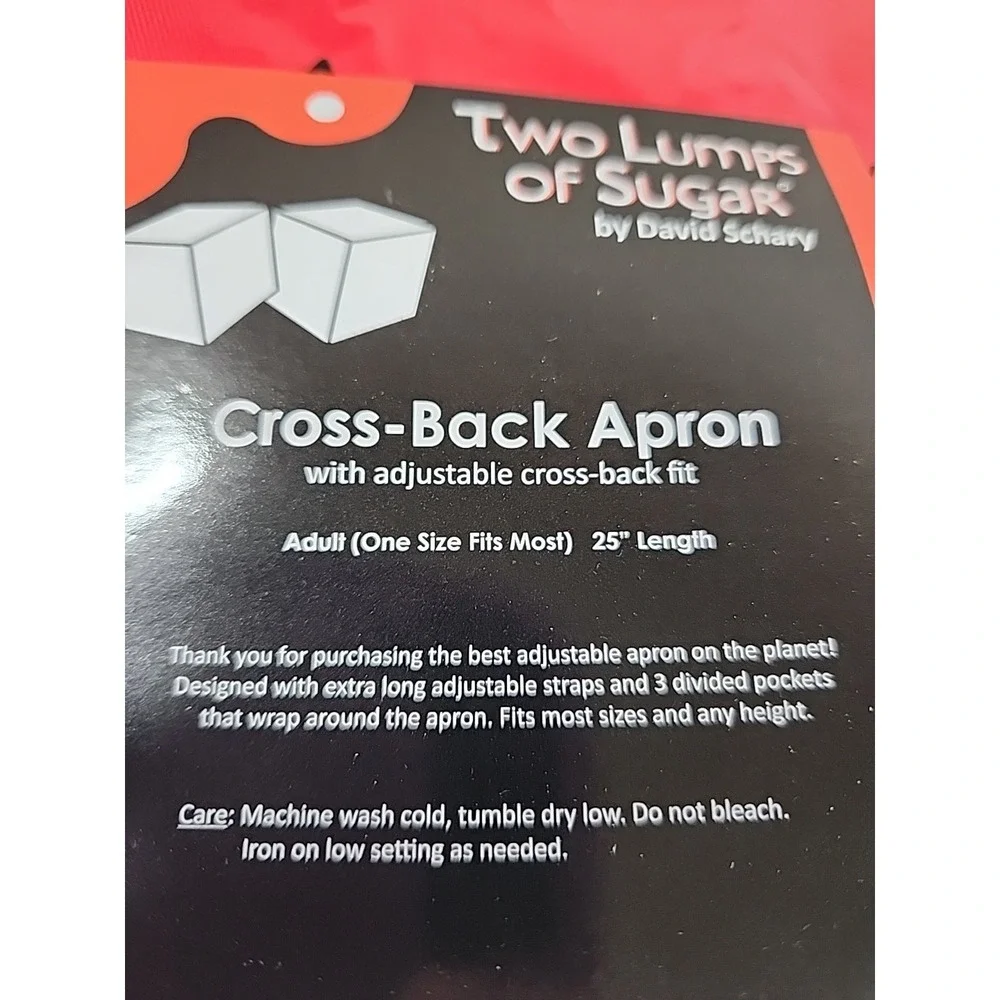 David Schary Two Lumps of Sugar Cross-back Apron 